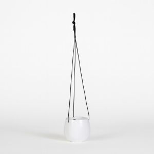 166028 Hanging pot Cresta 15cm Studio White