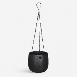 Hangpot Mira D16 H14cm Industrieel Zwart.jpg Studio White